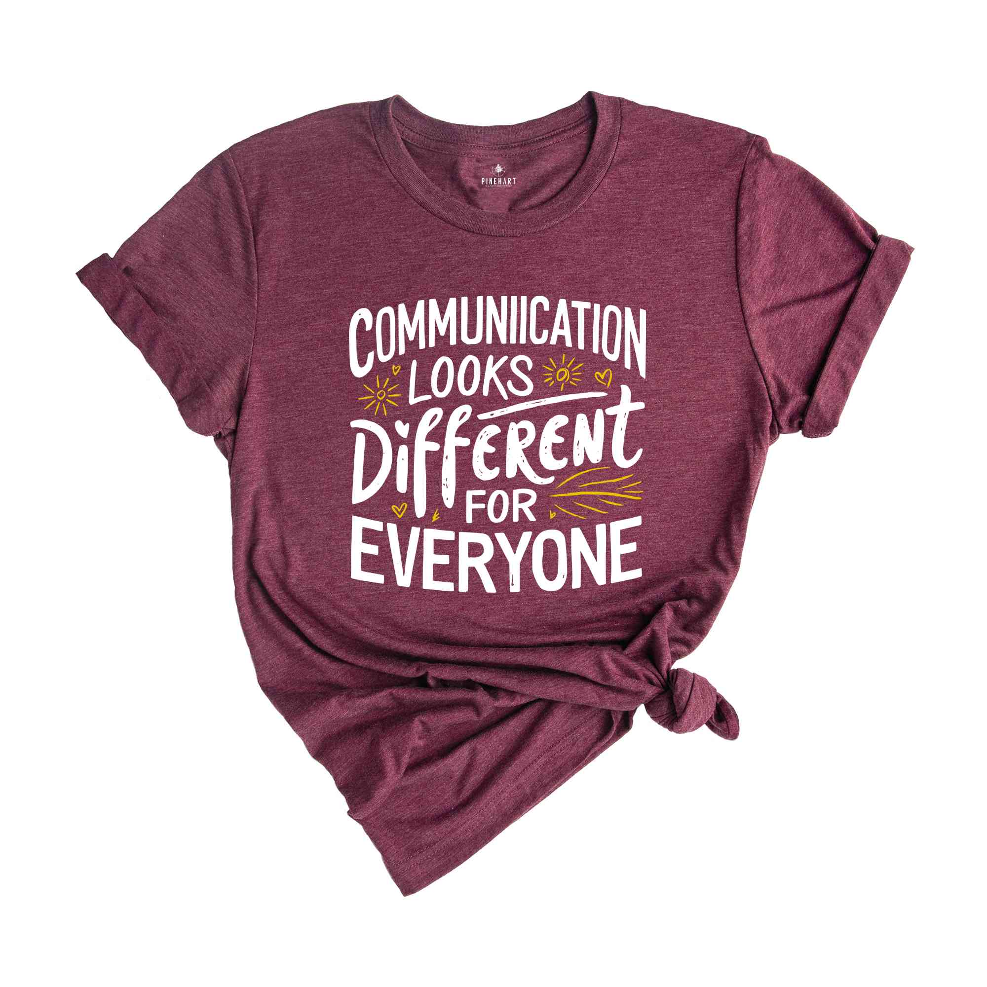 Communication Looks Different For Everyone Shirt, SLP Speech Therapist Shirt, Speech Language Gift, Speech Pathologist Shirt