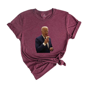 Joe Biden Ice Cream T-Shirt, Sarcastic Joe Biden Shirt, Cease Fire Shirt, Injustice T-Shirt, Stop The War Shirt