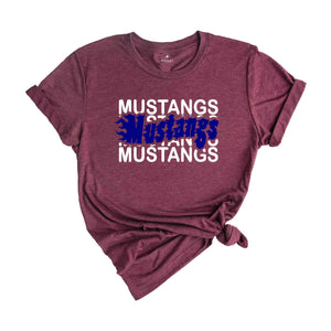 Team Mascot Shirt, Mustangs Team Shirt, Mustangs Team Spirit, Mustangs Fan Shirt, Mustangs School Shirt, Mustangs School Spirit