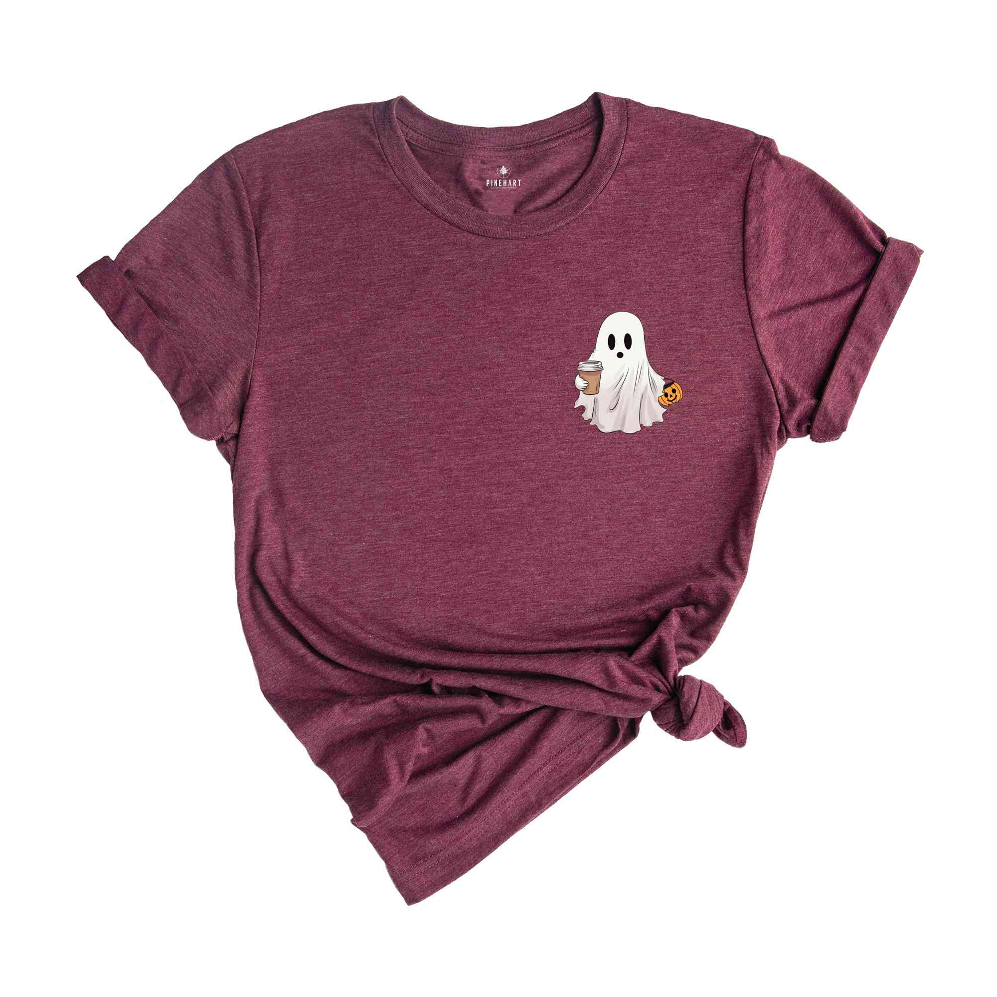 Cute Spooky Coffee Shirt, Womens Ghost Shirt, Spooky Season, Fall Coffee Lover Shirt, Halloween Party Shirt, Funny Ghost Shirts