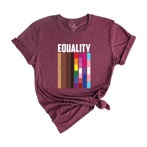 Equality Flag Shirt, Pride Shirt, LGBT Shirt, Equal Rights Shirt, Pride Shirt, LGBT Shirt, Gay Pride Shirt, Human Rights Shirt