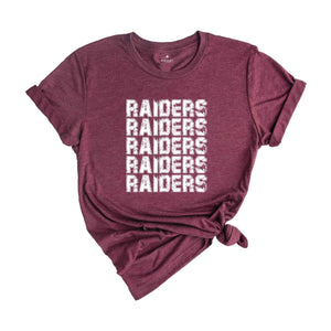 Team Mascot Shirt, Raiders Mascot Shirt, Raiders Fan Shirt, Raiders School Shirt, School Spirit Shirt, Raiders Team Shirt, Football Tee