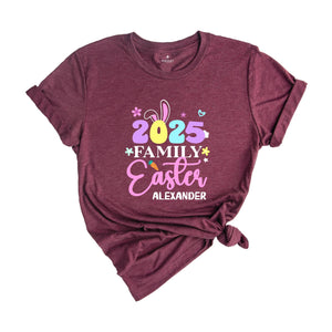 Custom Easter Family 2025 Shirt, Easter Family Shirt, 2025 Easter Shirt, Custom Easter Shirt, Easter Matching Shirt