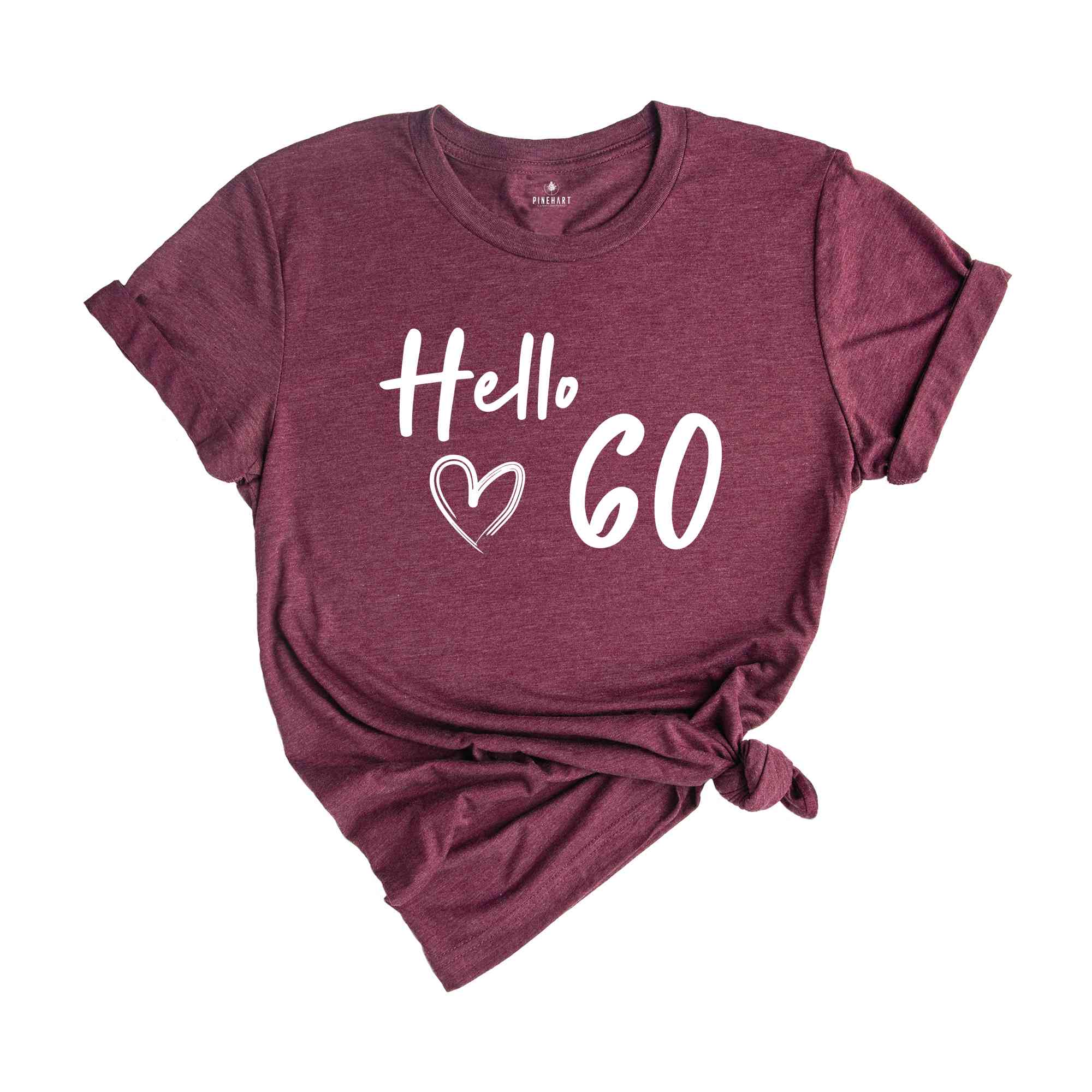 60th Birthday Shirt, Hello 60 T-Shirt, 1964 Birthday Tee, 60th Birthday Gift, Sixty And Fabulous, 60 AF Shirt, 1964 Sweatshirt