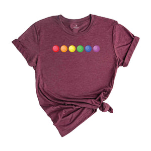 Prideful Rainbow LGBT Shirt, Colorful Tee for LGBTQ+ Supporters, Rainbow Pride Shirt, Pride Ally Tee, Love Is Love Shirt, Pride Parade Shirt