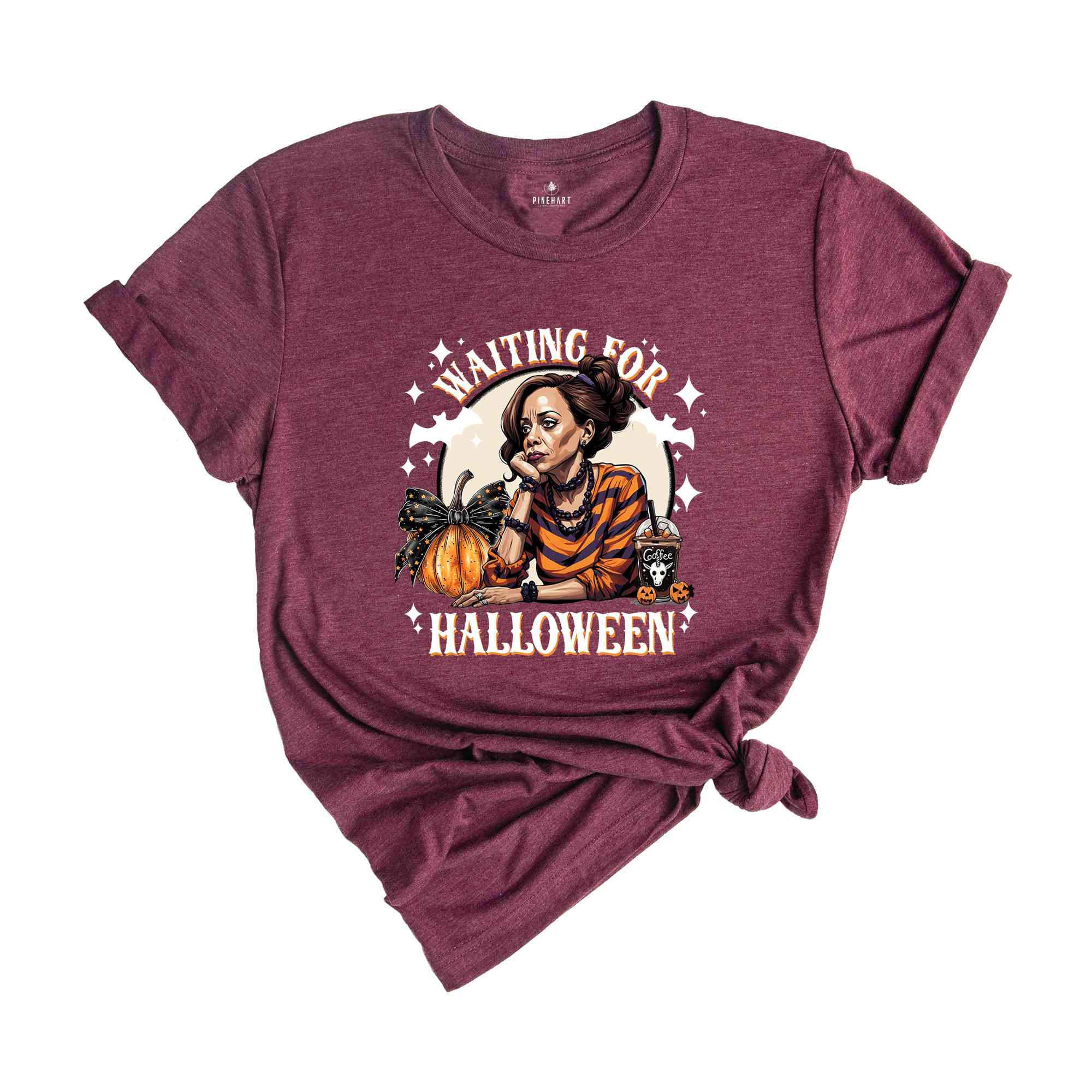 Waiting For Halloween Shirt, US Elections 2024 Tee, Kamala Harris Halloween Shirt, Halloween Gifts For Democrats