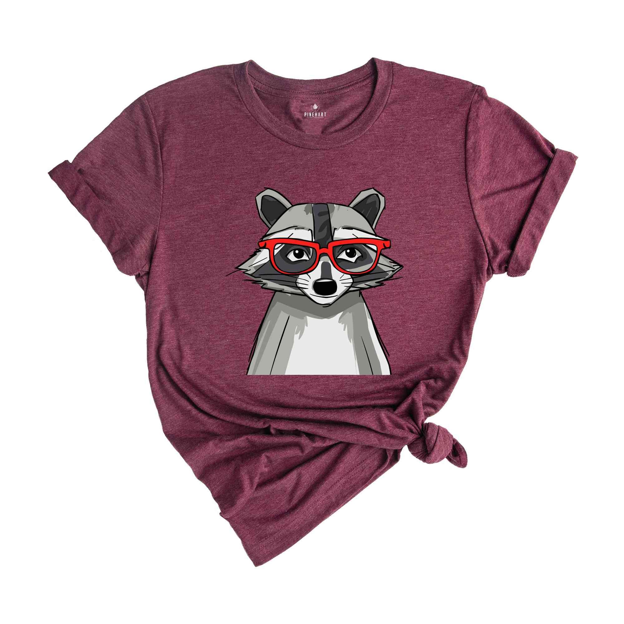 Raccoon Shirt, Cute Animal T-Shirt, Raccoon With Glasses, Raccoon Lover Shirt, Raccoon Gift, Raccoon Sweatshirt