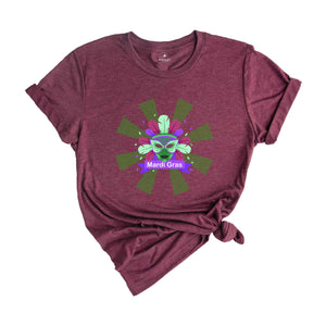 Mardi Gras Festival Tee, New Orleans Tee, Luisiana Tee, Fat Tuesday Tee, Masquerade Tee, Bourbon Street T-shirt