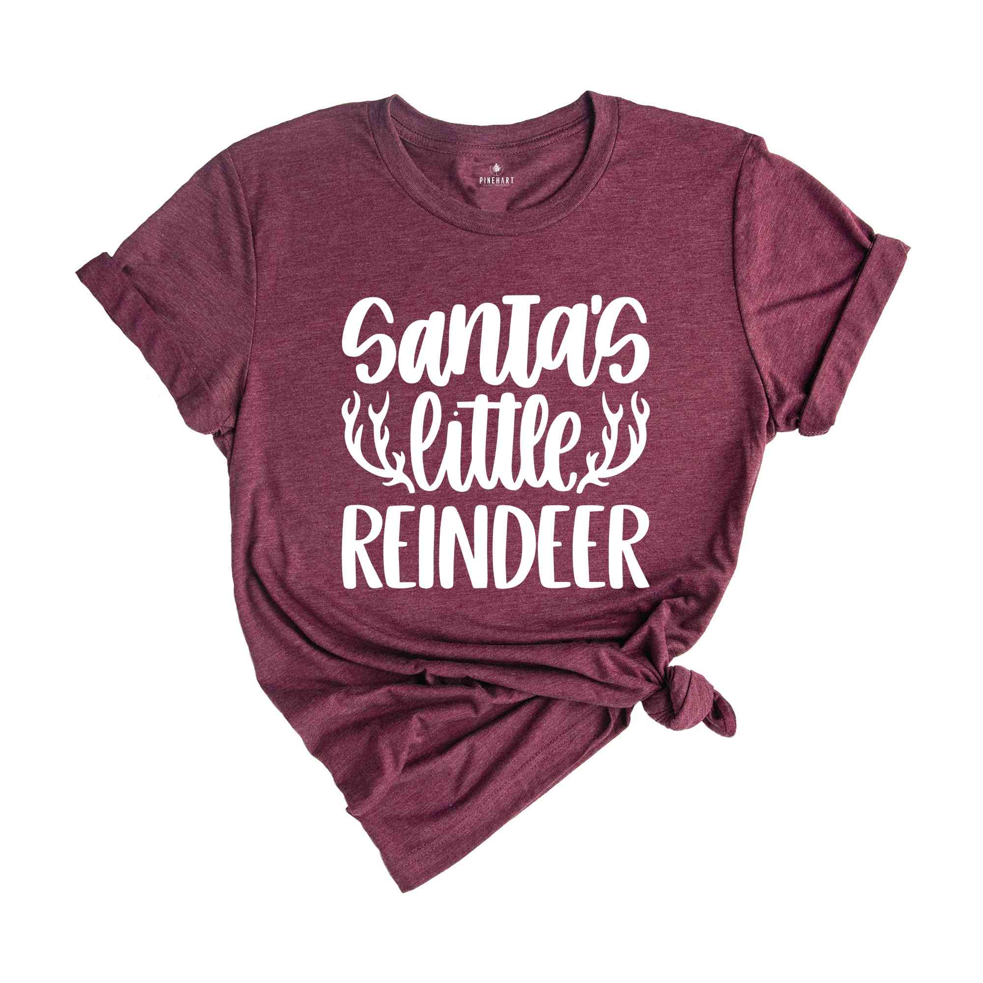 Santas Little Reindeer Shirt, Cute Christmas Shirt, Holiday Shirt, Christmas Shirt, Christmas Gift, Christmas Pajamas, Christmas Santa Claus