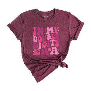 In My Double Digits Era Shirt, Birthday Girl Shirt, Cute Birthday Shirt, Kids Birthday Shirt, Ten Year Old Shirt, Birthday Party Shirt