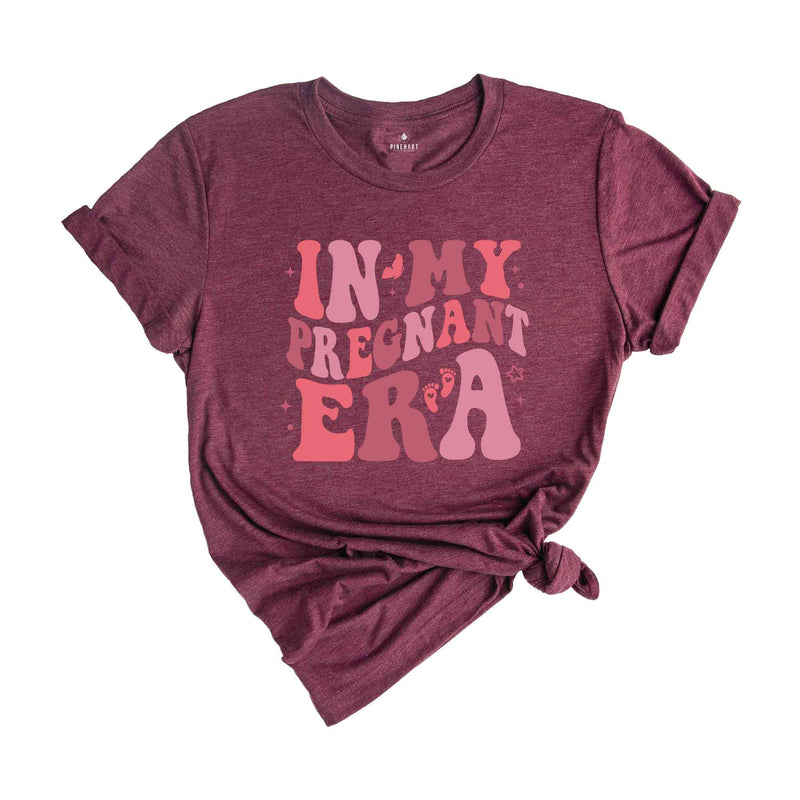 In My Pregnant Era Shirt, New Pregnancy Reveal Shirt, Mother’s Day Shirt, Baby Announcement Shirt, Baby Shower Shirt, New Mom Shirt