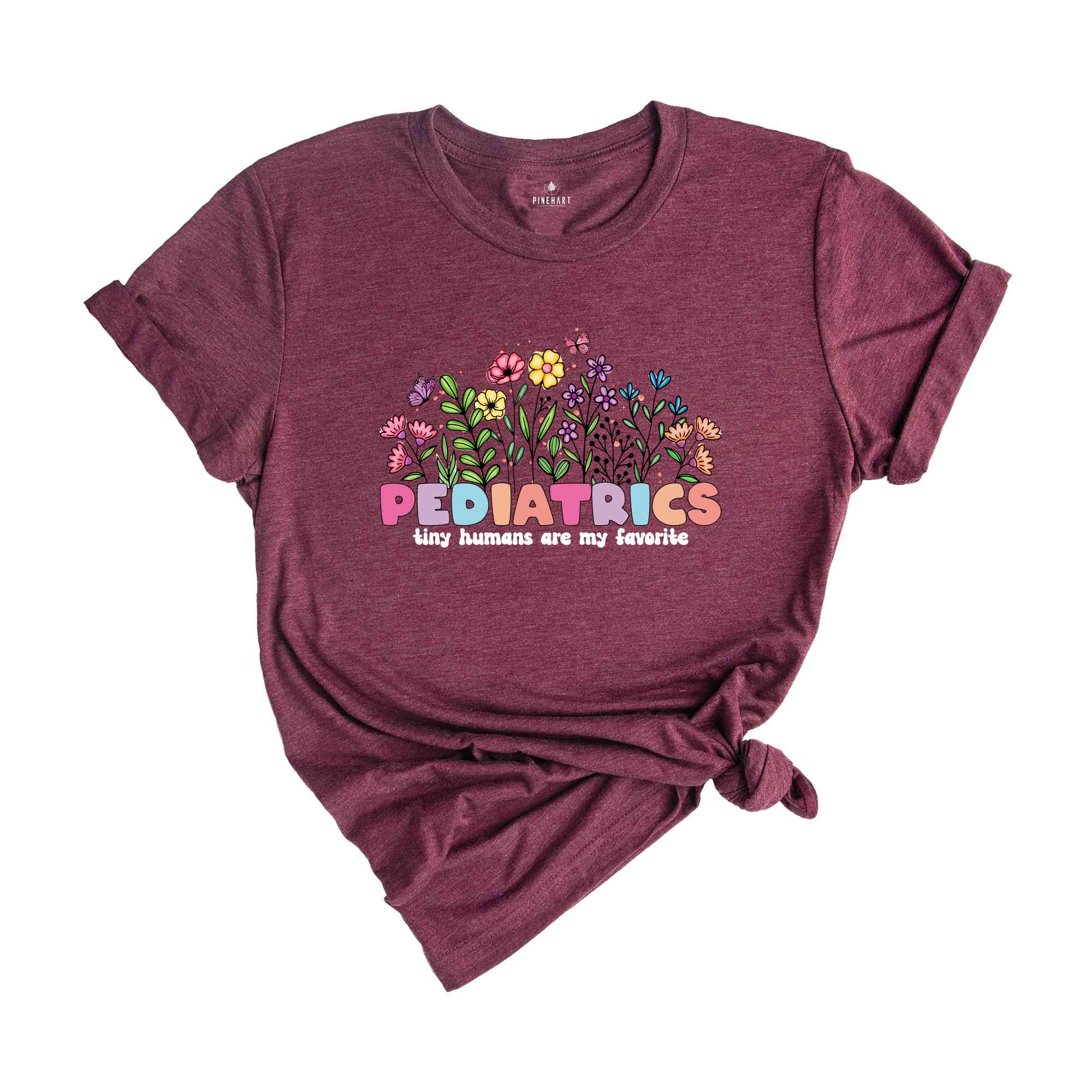 Floral Pediatric Nurse Shirt, Nurse Week Shirt, Peds Shirt, PICU Nurse Shirt, Pediatrics Nurse Shirt