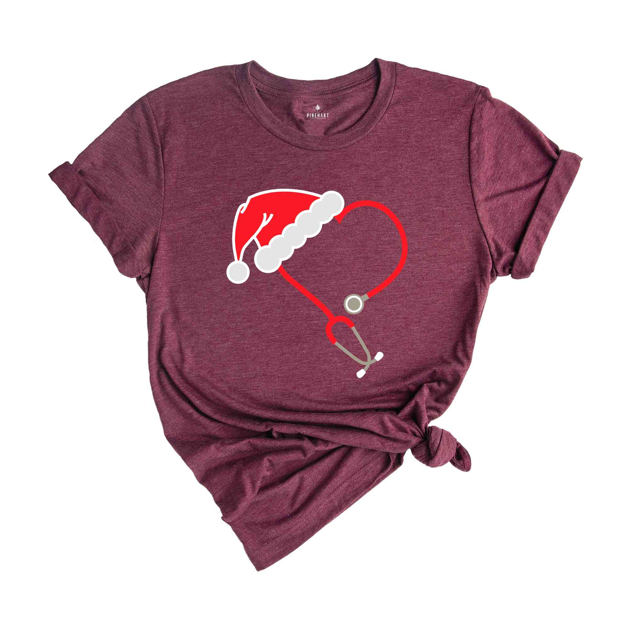 Christmas Stethoscope Shirt, Nursing Tshirt, Cute Christmas Shirt, Christmas Doctor Gift, Nurse Christmas Shirt, Holiday Gift