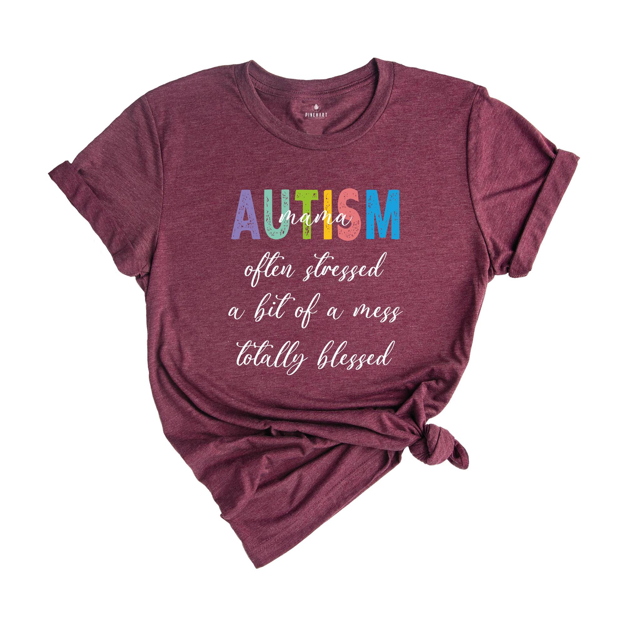 Autism Mom Shirt, Womens Autism Shirt, Autism Mom Gift Shirt, Autism Awareness T-Shirt, Autism Mom Hero Tee, Autism Mom Gifts