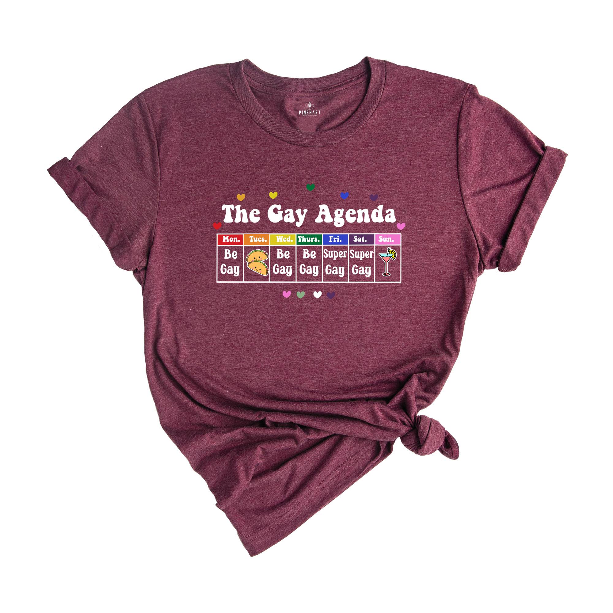 The Gay Agenda Pride Month Shirt, Lgbt Pride Shirt, Equality Shirt, Lgbtq Gift Shirt, Pride Month Shirt, Funny Gay Shirt