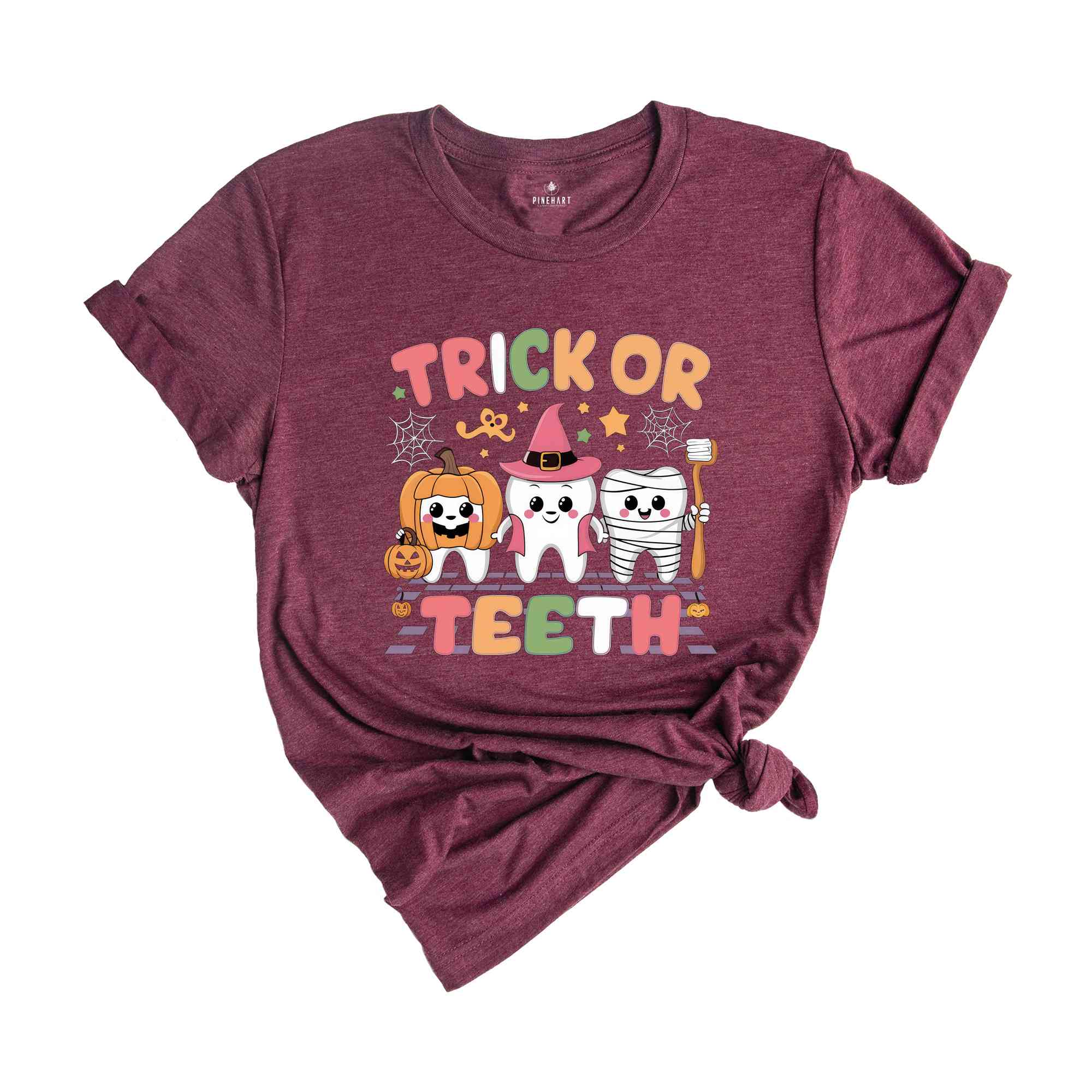 Trick Or Teeth Shirt, Halloween Dentist Tee, Retro Halloween Shirt, Spooky Dental Tee, Dental Hygienist Shirt