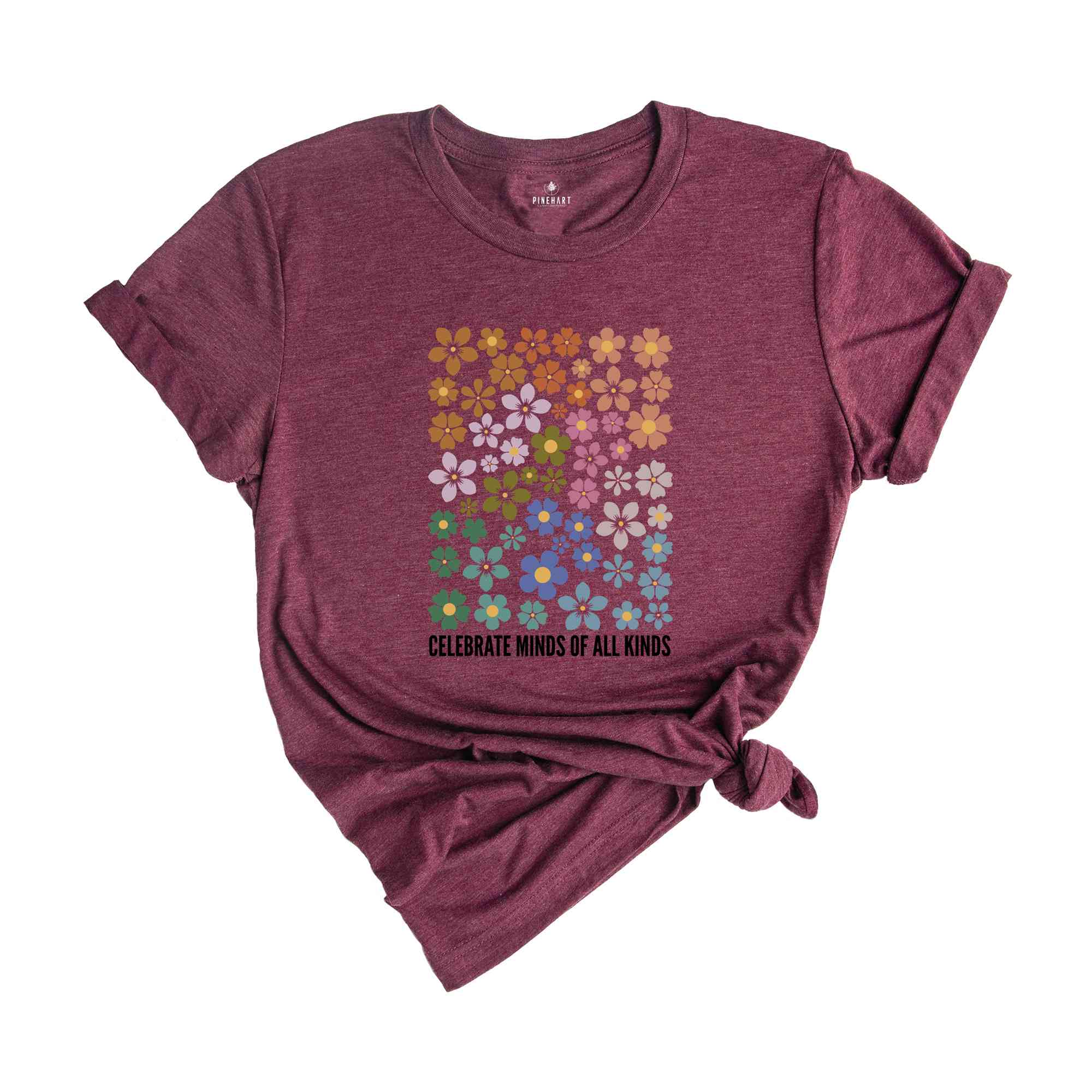 Celebrate Minds of All Kinds Shirt, Mental Health Shirt, Neurodiversity Shirt, Autism Awareness Shirt, ADHD Shirt, Autism Acceptance Gift