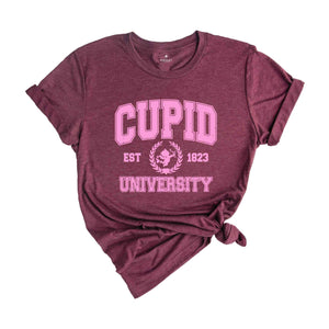 Cupid University Shirt, Valentine Shirt, Funny Valentine's Day, Valentine's Day Shirt, Cupid Vibes, Retro Valentine