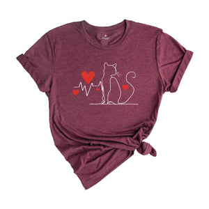 My Cat Is My Valentine Shirt, Cat Lover Shirt, Funny Valentine's Shirt, Valentine's Day Shirt, Cat Mom, Fur Mama For Life, Cat Valentine