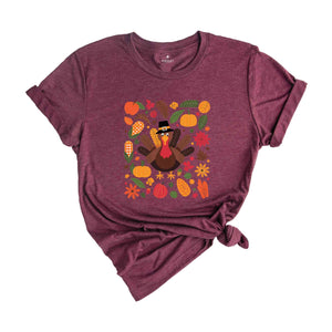 Pumpkin Thanksgiving Shirt, Gift For Christians, Thanksgiving Shirt, Boho Christian Shirt, Autumn Season Tee