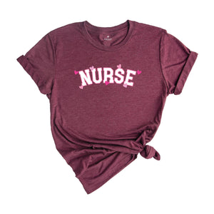 Valentine Nurse Shirt, Happy Valentines Tshirt, Nurse Valentine Day Gift, Nurse Love Tee, Nurse Outfit, Valentine Day Tshirt