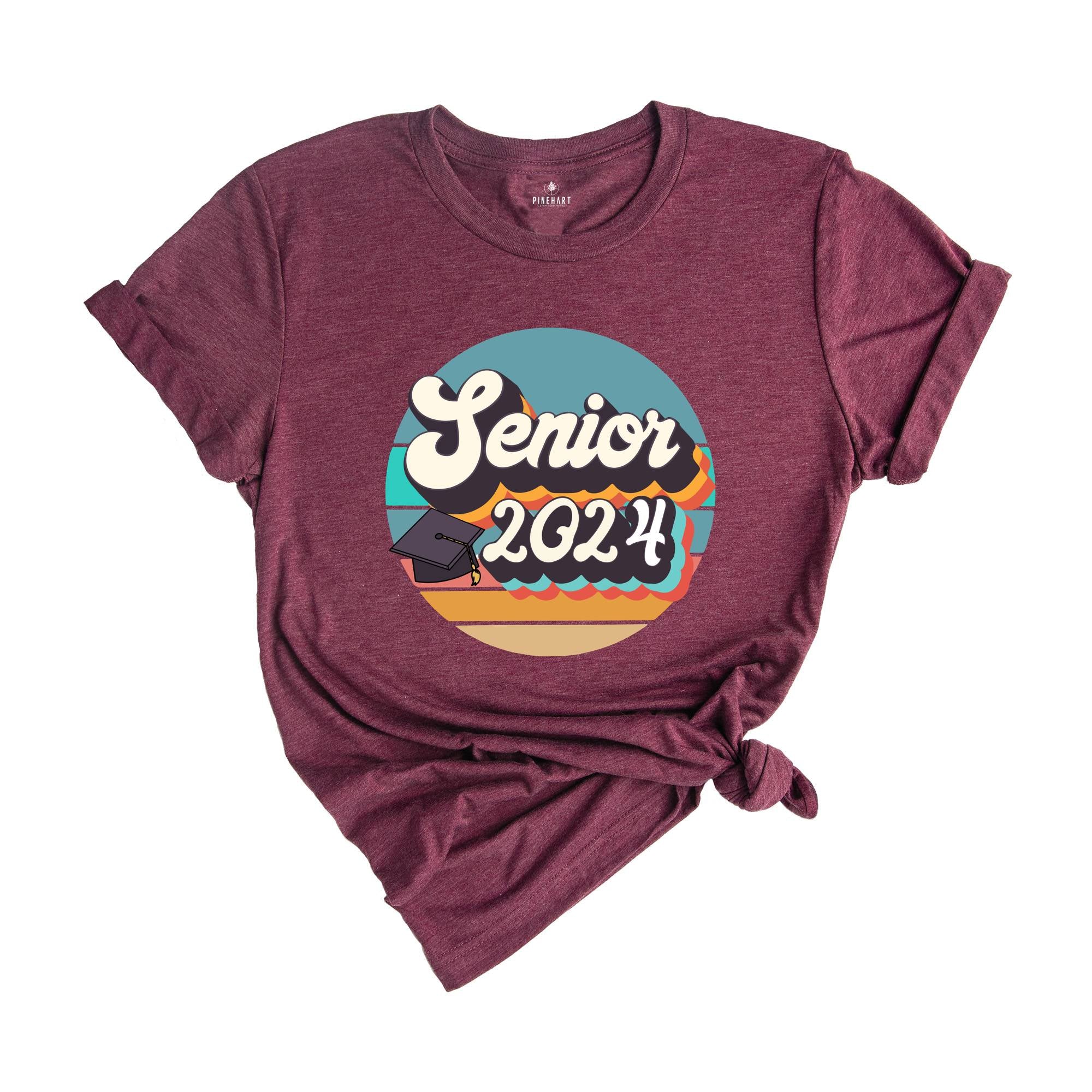 Senior 2024 Shirt, 2024 Graduated Shirt, 2024 Class Shirt, 2024 Senior Graduation Shirt, Cute Senior Shirts, Senior Class of 2024 Shirt