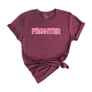 Breast Cancer Fighter Shirt, Fighter Shirt, Breast Cancer Awareness Shirt, Breast Cancer Shirt Gift, Breast Cancer Shirt for Women