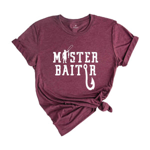 Master Baiter Shirt, Funny Fishing Shirt, Fishing Shirt, Adult Humor Shirt, Fishing Gifts, Funny Dad Shirt, Outdoor Shirt, Adventure Shirt