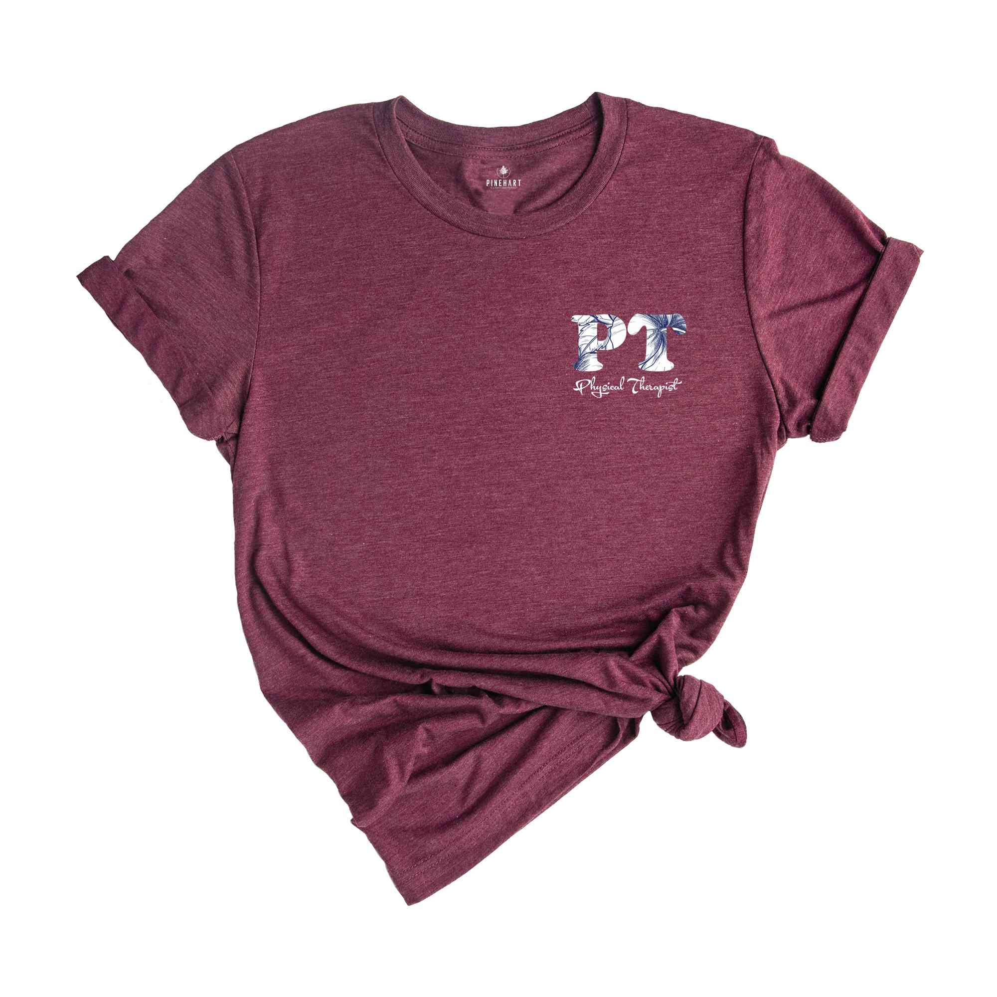 Physical Therapist Shirt, Pocket PT Shirt, Physical Therapist Gifts, Floral Physical Therapist, Therapy Assistant Shirt