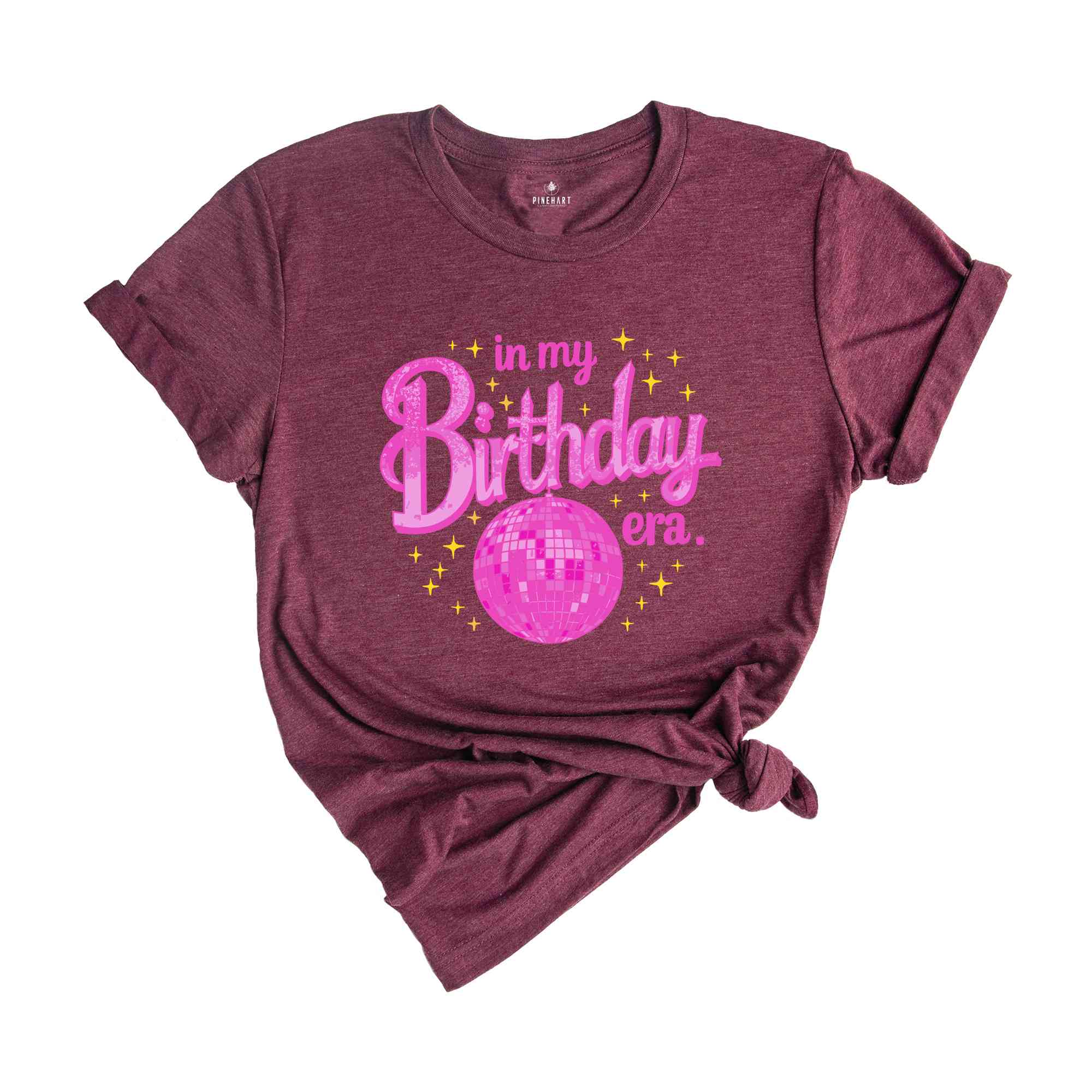 In My Birthday Era Shirt, Birthday Gift, Birthday Party Shirt, Birthday Girl Shirt, Birthday Gift Shirt, Disco Ball Shirt