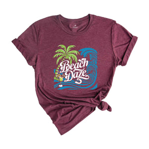 Beach Daze Shirt, Beach Bum Tshirt, Ocean Waves Shirt, Beach Sunset Shirt, Beach Party Tshirt, Island Life Shirt