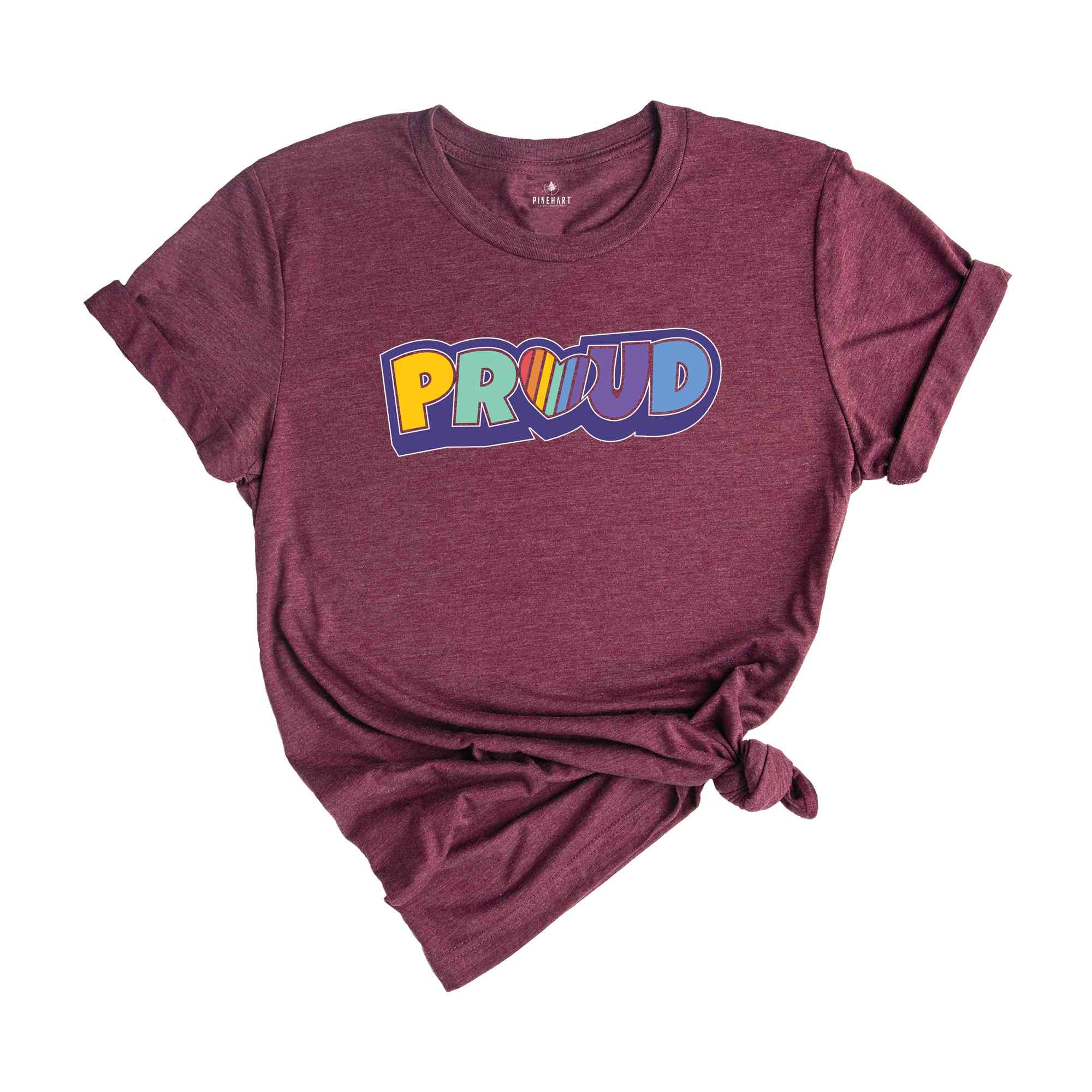 LGBTQ Proud T-Shirt, Rainbow Pride T-Shirt, V-neck Tee, Gay Pride T-Shirt, LGBTQ+ shirt, Pride Shirt, Pride Parade shirt, Cute T Shirt