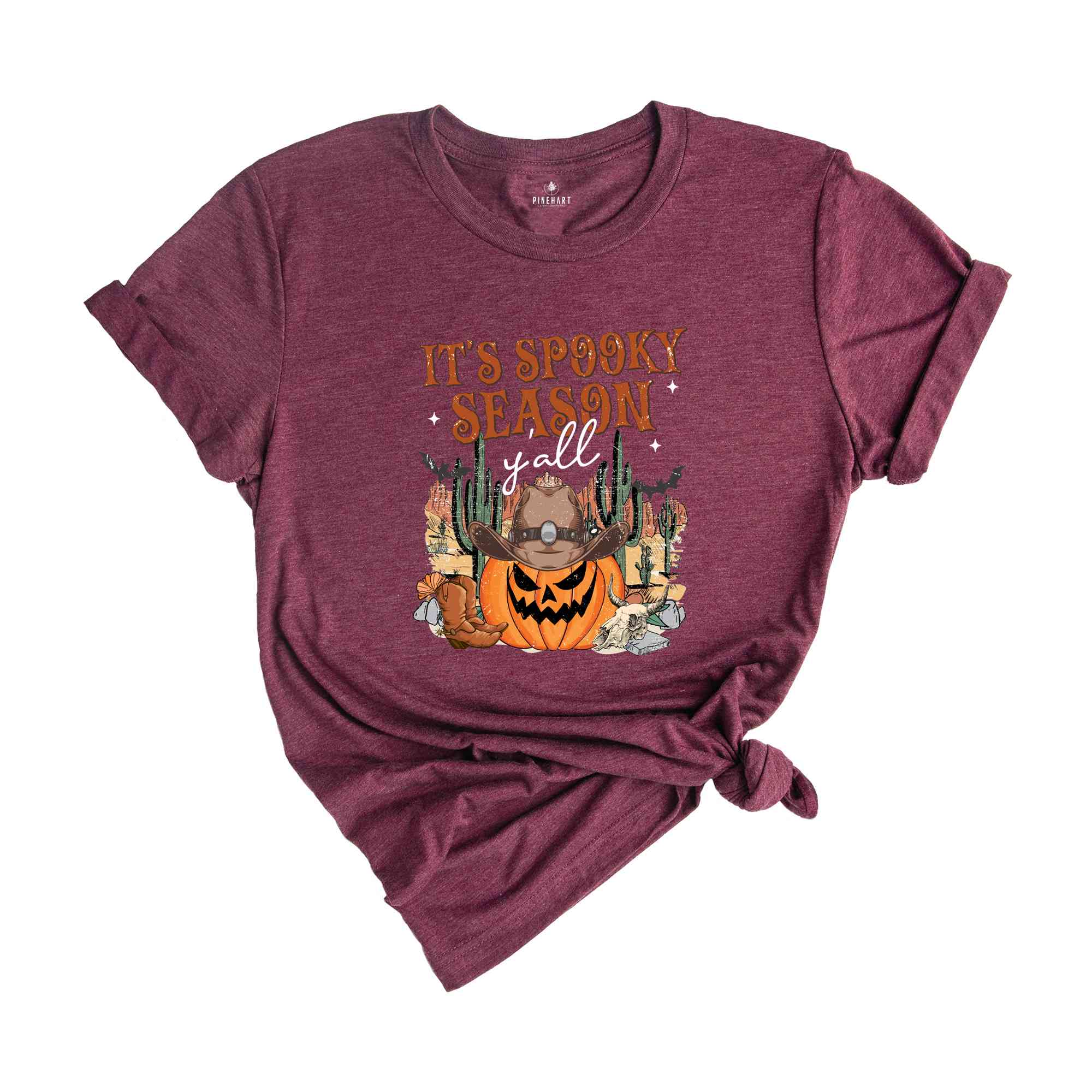 It's Spooky Season Y'All T-Shirt, Scary Pumpkin Shirt, Funny Halloween Shirt, Sartastic Halloween Shirt, Funny Halloween Tee, Halloween Gift