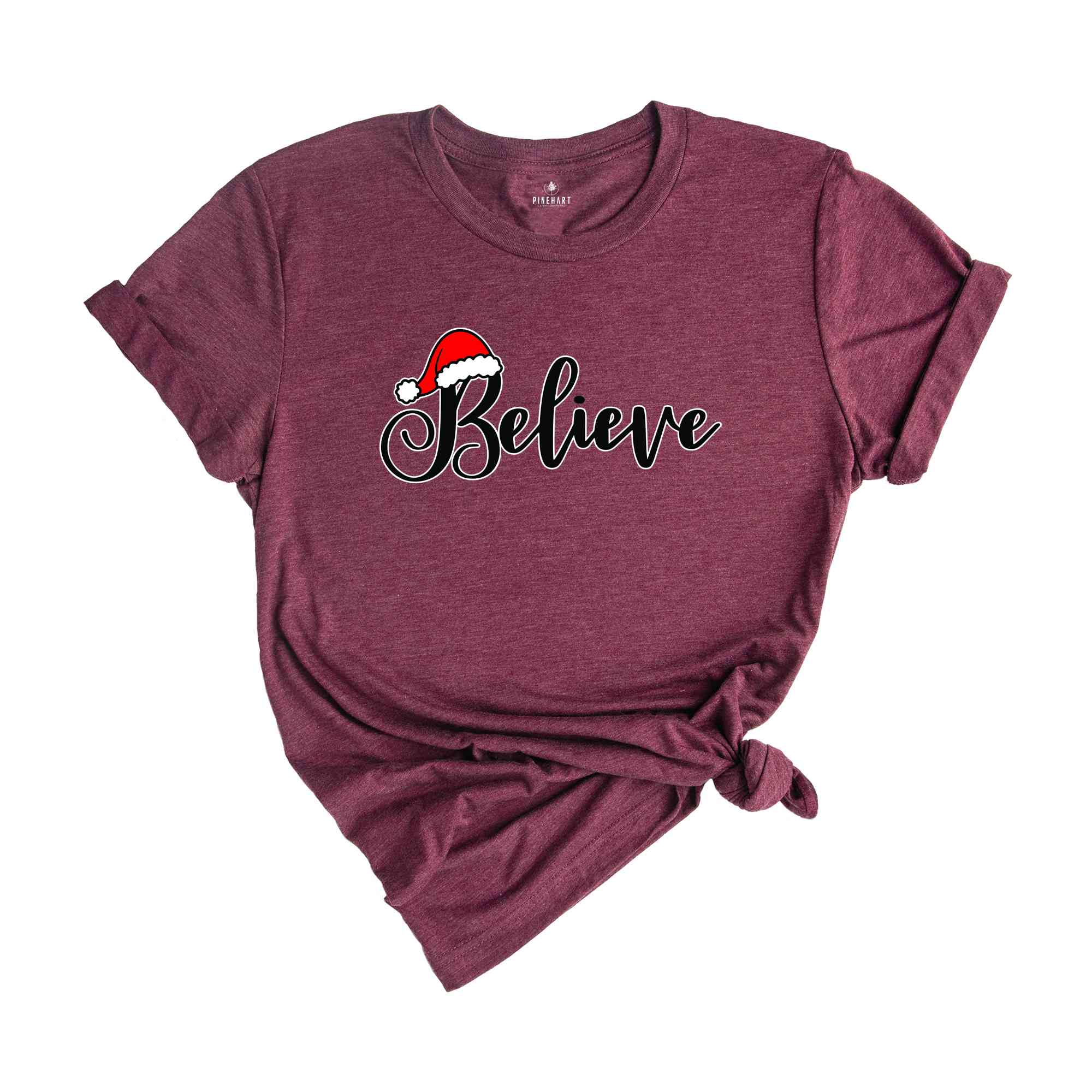 Believe T-Shirt, Christmas Believe Shirt, Christmas Shirt, Xmas Tee, Christmas Party Tee, Believe Xmas Tee