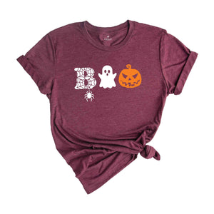 Halloween Boo Shirt, Halloween Ghost Shirt, Halloween Pumpkin TShirt, Kids Halloween Shirt, Spider Halloween Shirt, Toddler Halloween Shirt