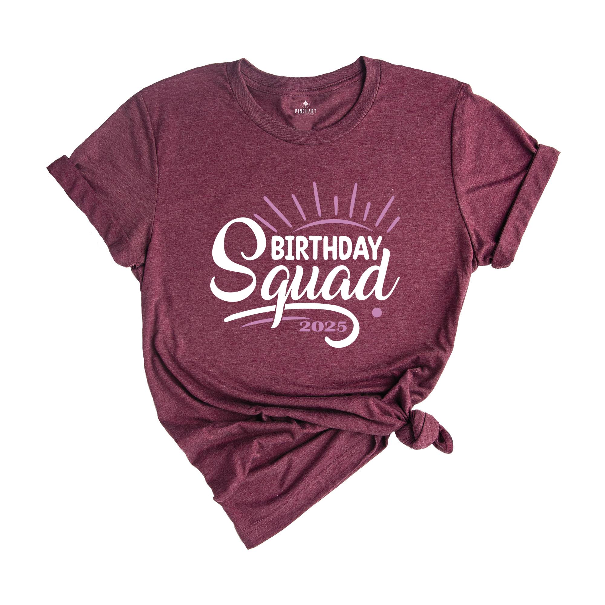 Birthday Squad Party Shirt, Celebration Shirt, Party Outfit, Fun T-shirt, Gift For Birthday Party, Custom Shirt