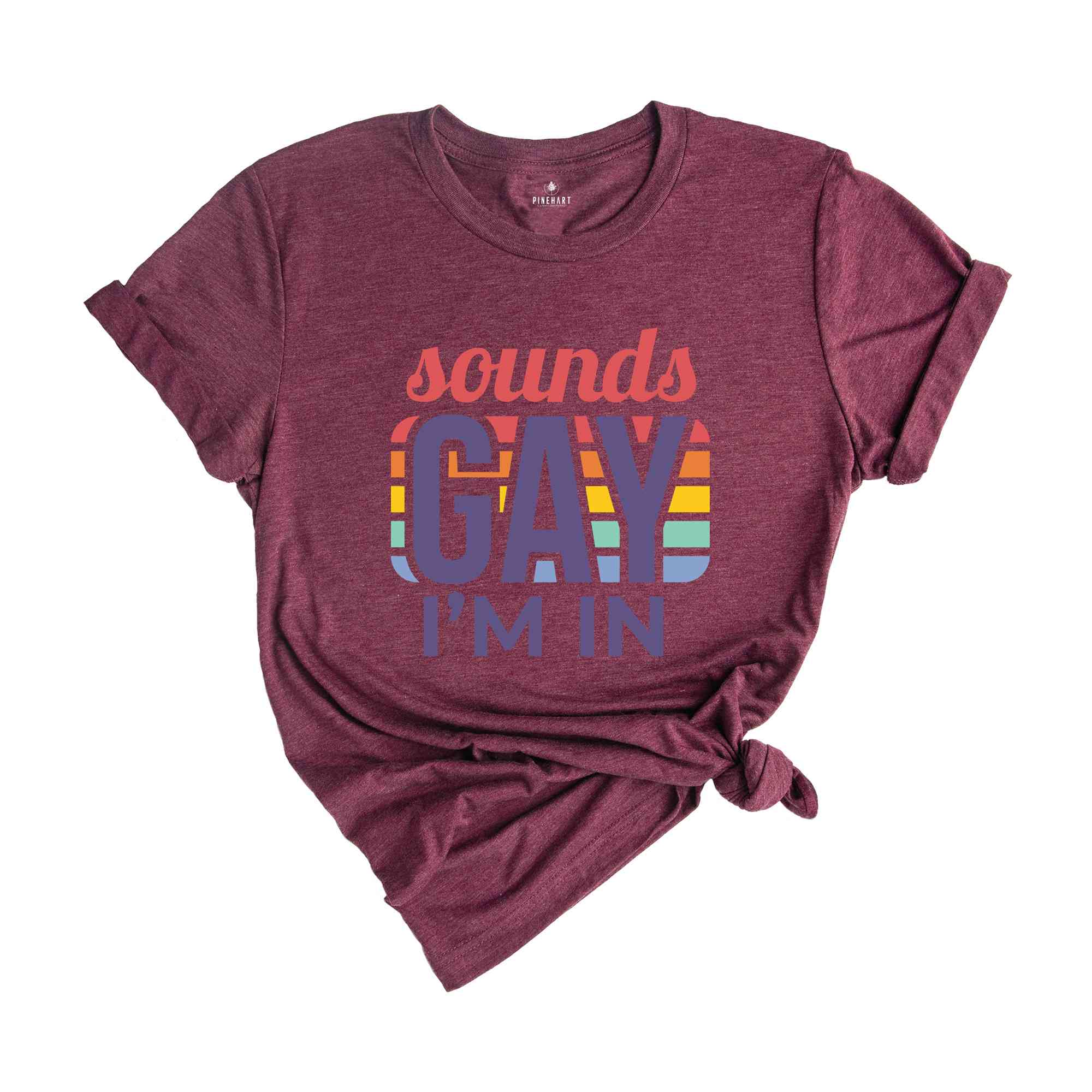 Sounds Gay I'm In Shirt, Gay Shirt, Gift For Gay, Gay Pride Shirt, Pride Shirt, Love Is Love, Rainbow LGBT Shirt, Funny Gay Shirt