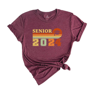 Retro Senior 2024 Shirt, Class of 2024 Shirt, Graduate Shirt, Graduation Gift, Graduation of 2024 Shirt, Senior Class of 2024 Shirts