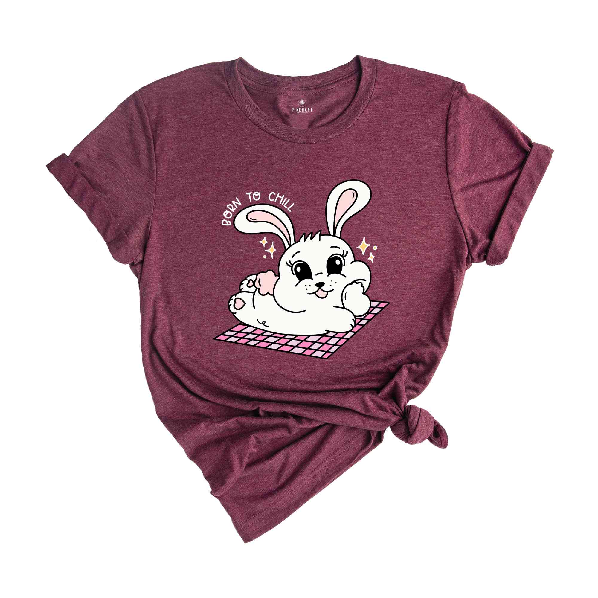 Born To Chill Rabbit Shirt, Baby Bunny Easter T-shirt, Cute Bunny Shirt, Rabbit Lover Gift, Cute Easter Tee, Bunny Lover Gif