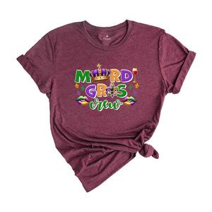 Mardi Gras Crew Shirt, Mardi Gras Clothing, Mardi Gras Gift, Mardi Gras Crew, Louisiana Shirt, Fat Tuesday Shirt, Mardi Gras Party Tee