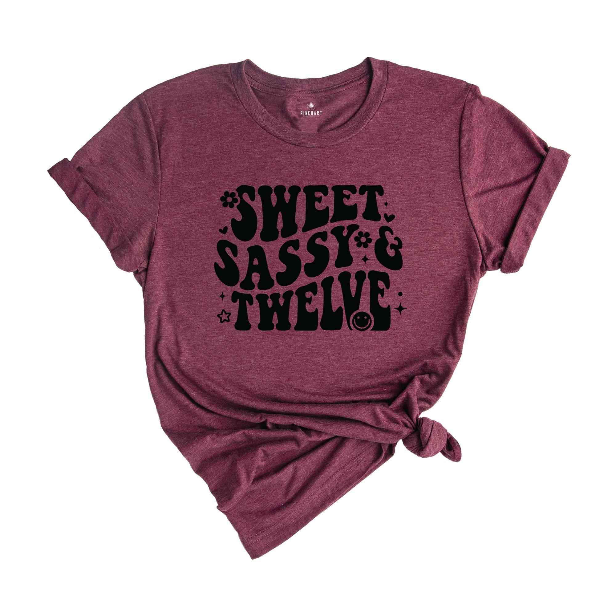 Sweet Sassy Twelve Shirt, Birthday Girl Shirt, Cute Birthday Shirt, Tie Dye Shirt, Birthday Party Shirt Girl, Birthday Gift, Kids Tshirt