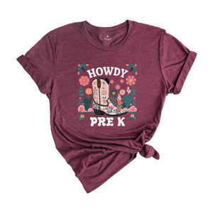 Howdy Prek Teacher Shirt, Western Teacher Shirt, Chaos Coordinator Tee, Pre-K Teacher Shirt, Pre-k Crew Tee, Pre-k Team Shirt