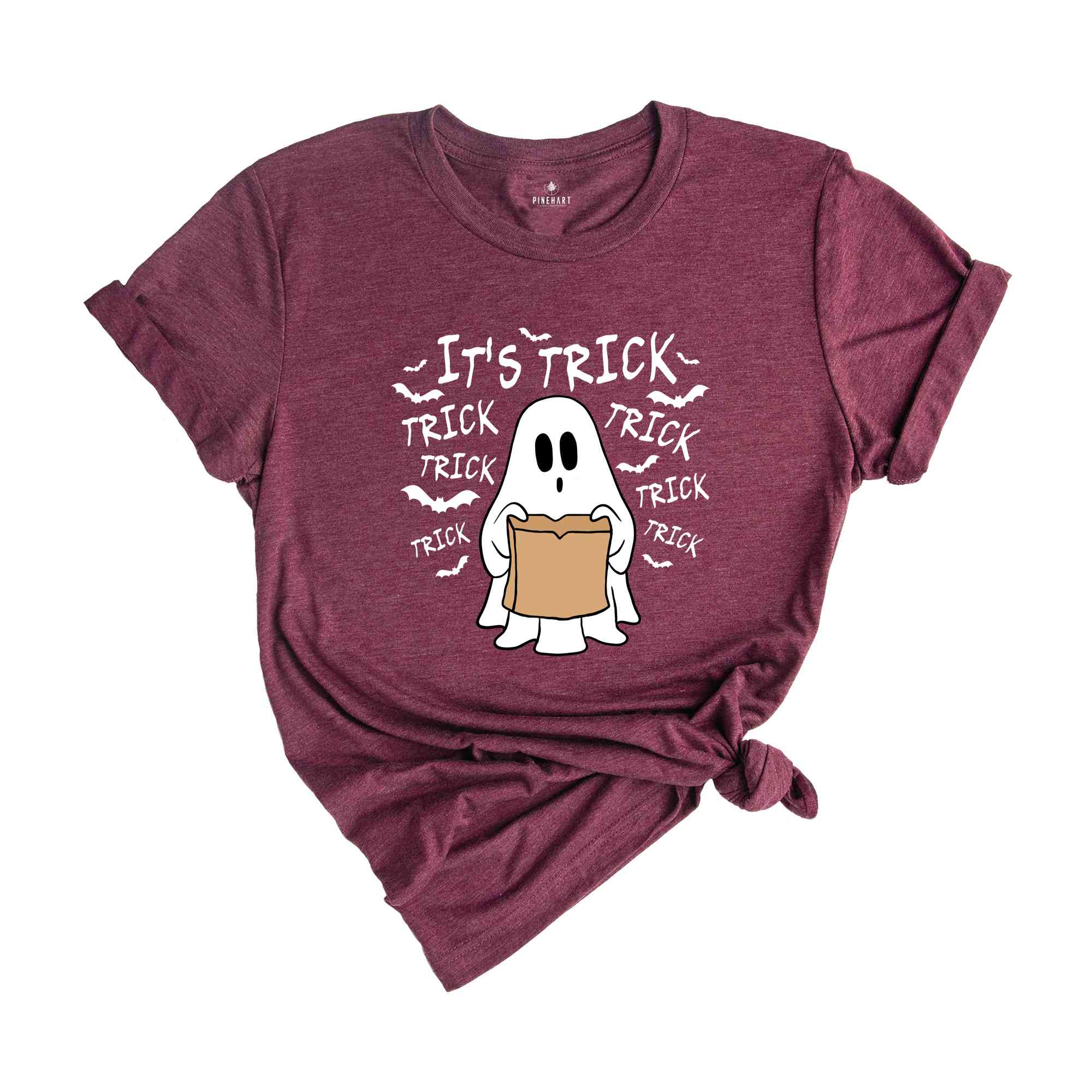 It's Trick Shirt, Cute Ghost Shirt, Funny Ghost Shirt, Boo Shirt, Ghost Shirt, Spooky Season Shirt, Halloween Shirt, Cute Halloween Shirt