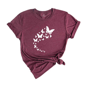 Butterfly Shirt For Women, Cute Butterfly T-Shirt, Butterfly Tee, Cute Butterfly Shirt, Animal Lover Gift, Butterfly Lover Gift