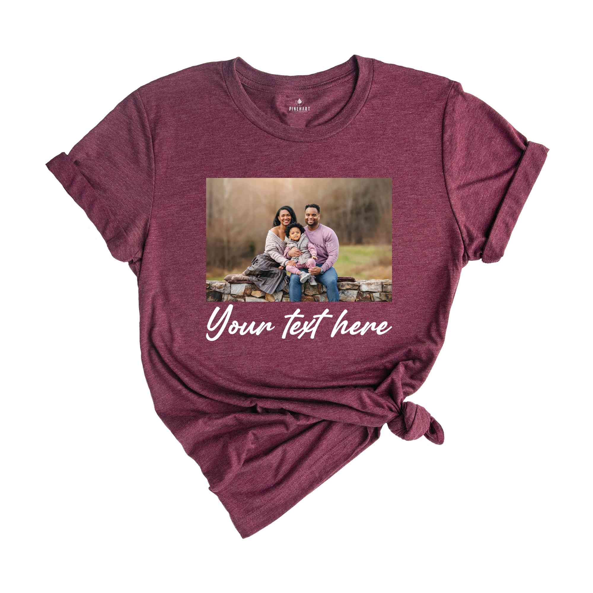 Custom Photo Shirt, Personalized Photo Shirt, Custom Family Picture Shirt, Custom Text Shirt, Family Custom Photo Shirt, Custom Text Shirt