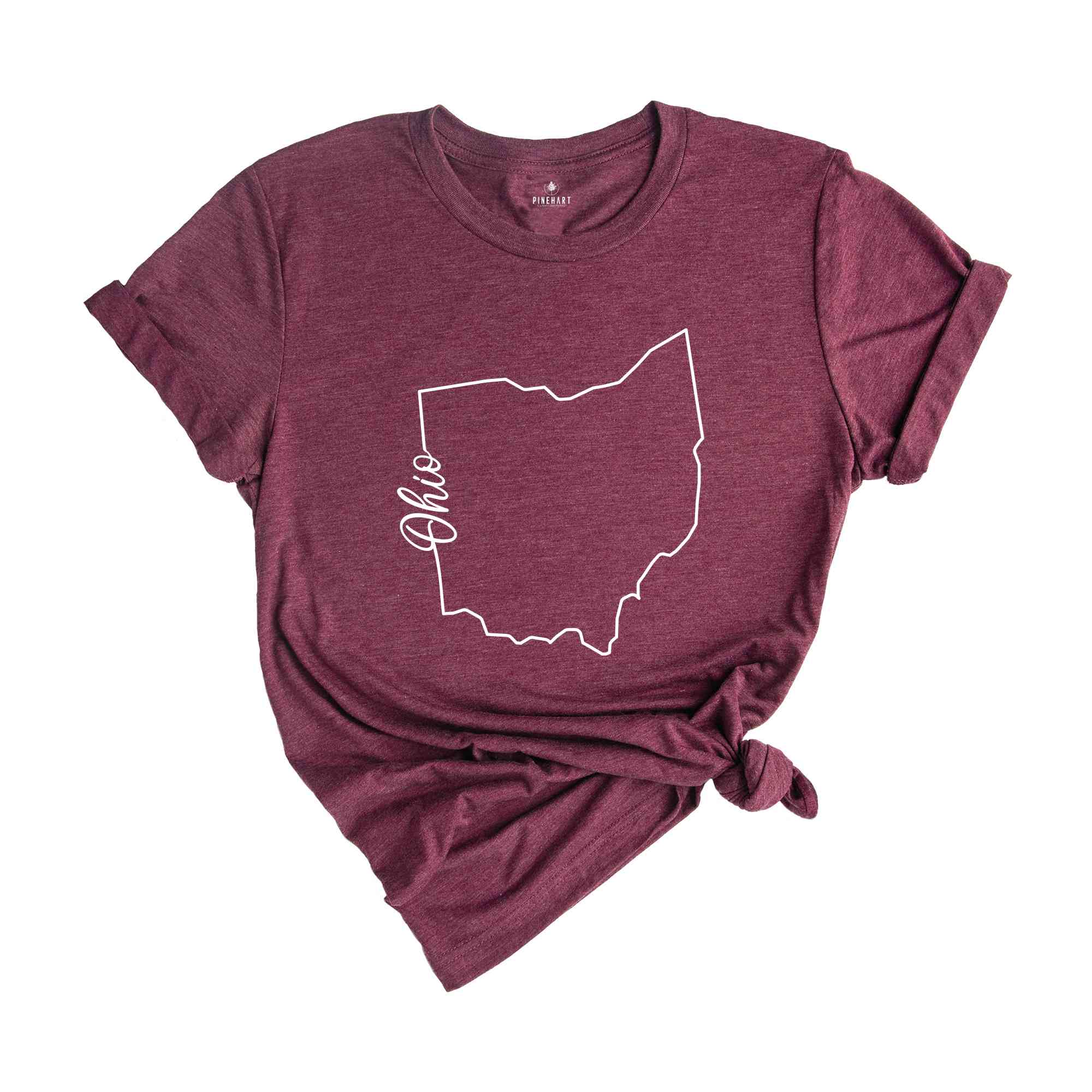 Ohio State Shirt, The USA State Shirt, Ohio USA Shirt, Ohio Map Outline Shirt, US Outline Shirt, United States Shirt