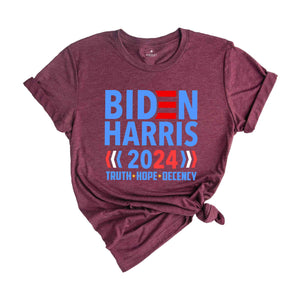 Biden Harris 2024 Shirt, Funny President 2024 Shirt, Election 2024 Shirt, American Vote Shirt, Pro Democrat Shirt, Patriotic Gift