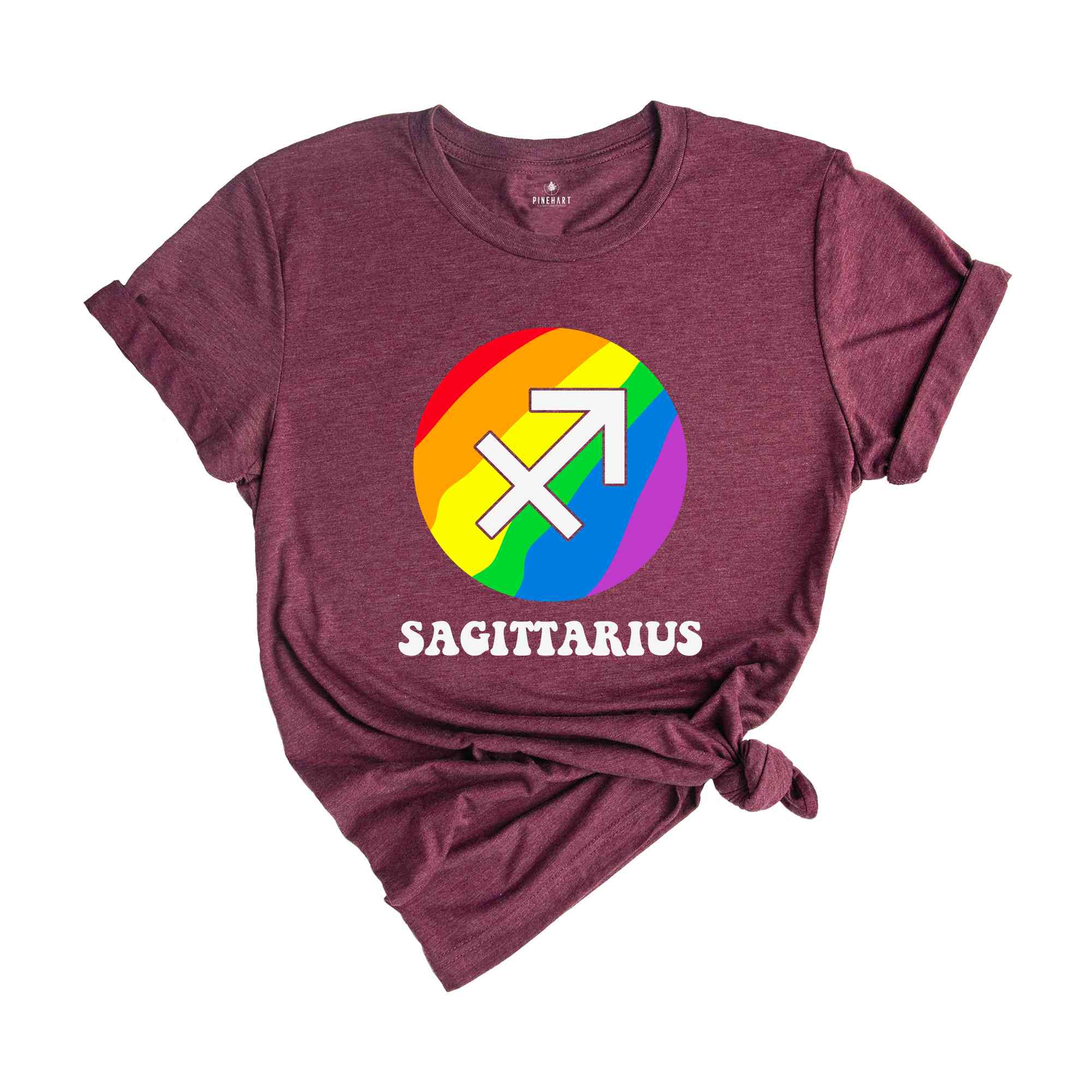 Sagittarius LGBT Shirt, Zodiac Sign Shirt, Sagittarius Birthday Shirt, LGBTQ Pride Shirt, Pride Month Shirt, Rainbow Shirt, Zodiac Tshirt