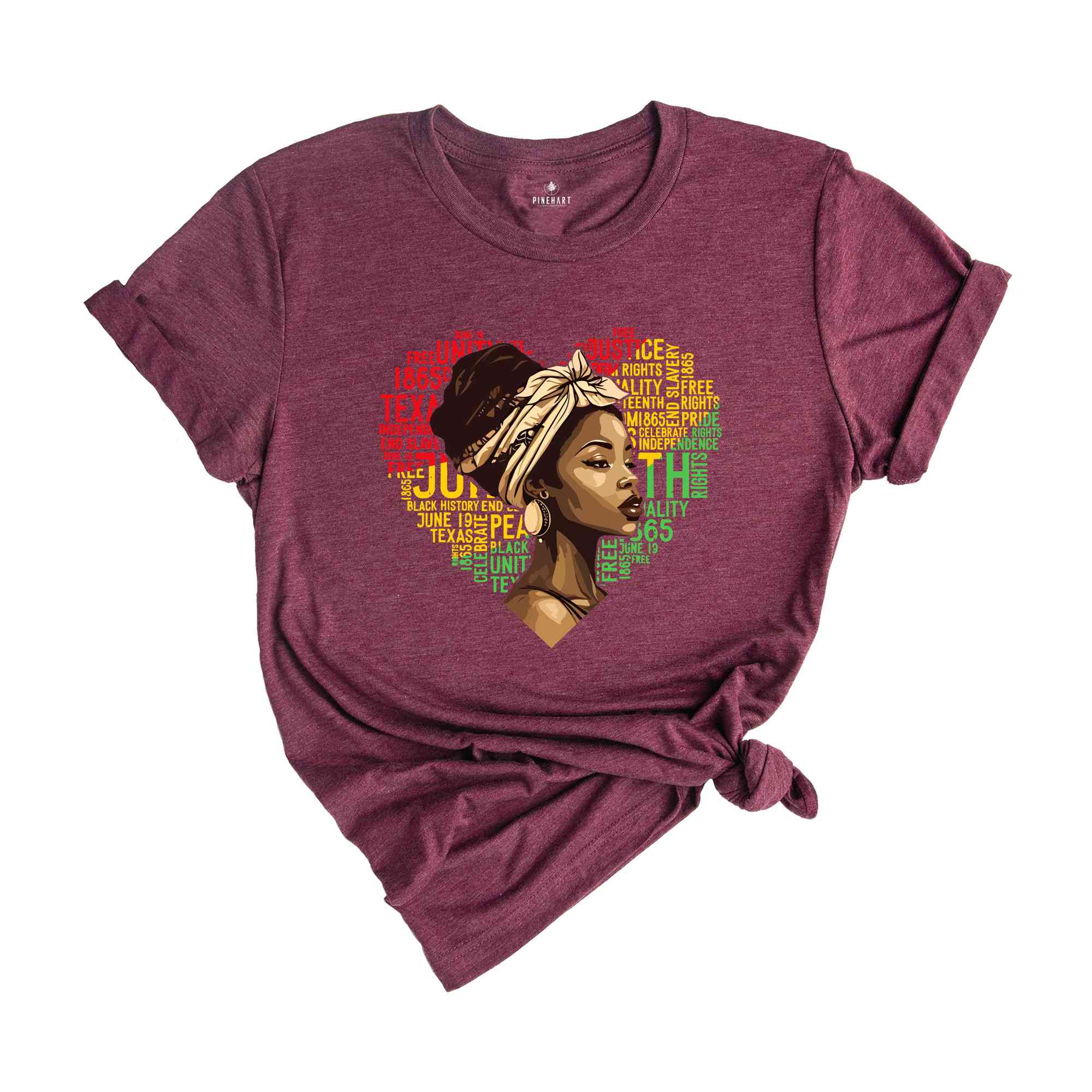 Juneteenth Heart Shirt, Juneteenth Shirt Women, Black Culture, Black History, Black Lives Matter Tee, Melanin T-Shirt, Black Girl Tees