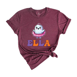 Custom Halloween Shirt, Personalized Trick Or Treat Shirt, Custom Halloween Shirt, Halloween Shirt, Name Halloween Custom Shirt, Name Shirt